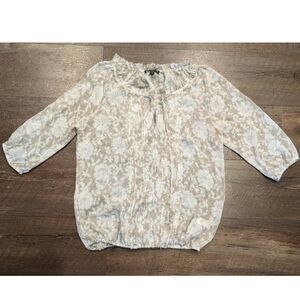 Express Floral Peasant Top Size S